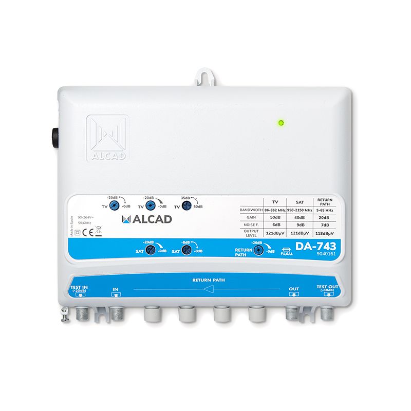 Alcad DA-743 Distribution amplifier if-tv (rp 65 mhz)