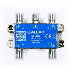 Alcad DI-403 If splitter 4 out with dc path