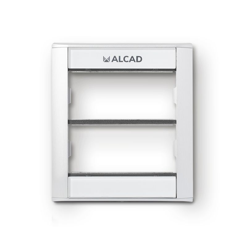 Alcad FRA-002 Bastidor 2 ventanas para placa usoa