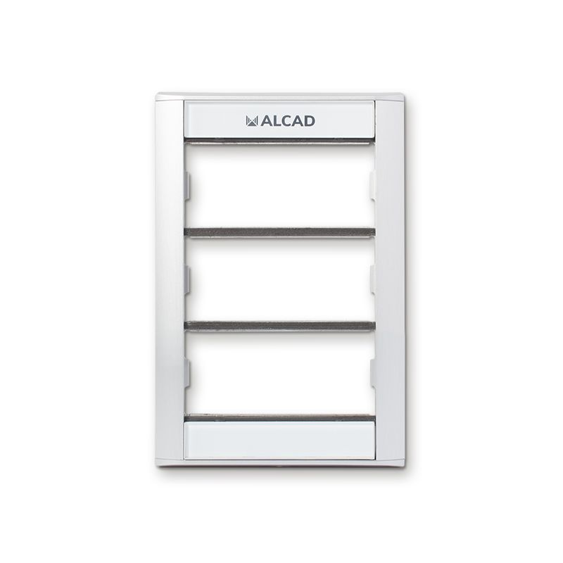 Alcad FRA-003 Bastidor 3 ventanas para placa usoa