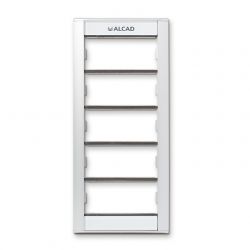 Alcad FRA-005 Bastidor 5 ventanas para placa usoa