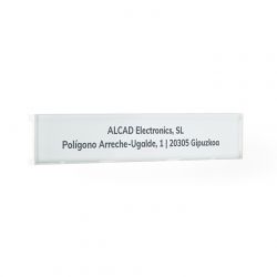 Alcad CUT-010 Cubretornillos personalizados placa usoa