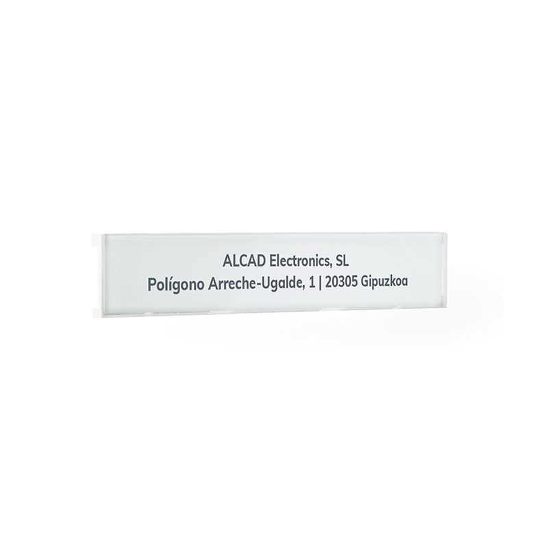 Alcad CUT-010 Cubretornillos personalizados placa usoa