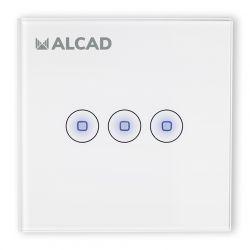 Alcad MEC-103 3 ipal wireless touch switches