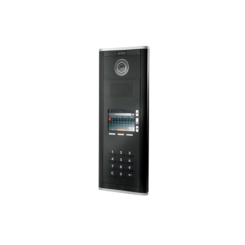 Alcad PDK-51210 Iblack keypad entrance panel active view