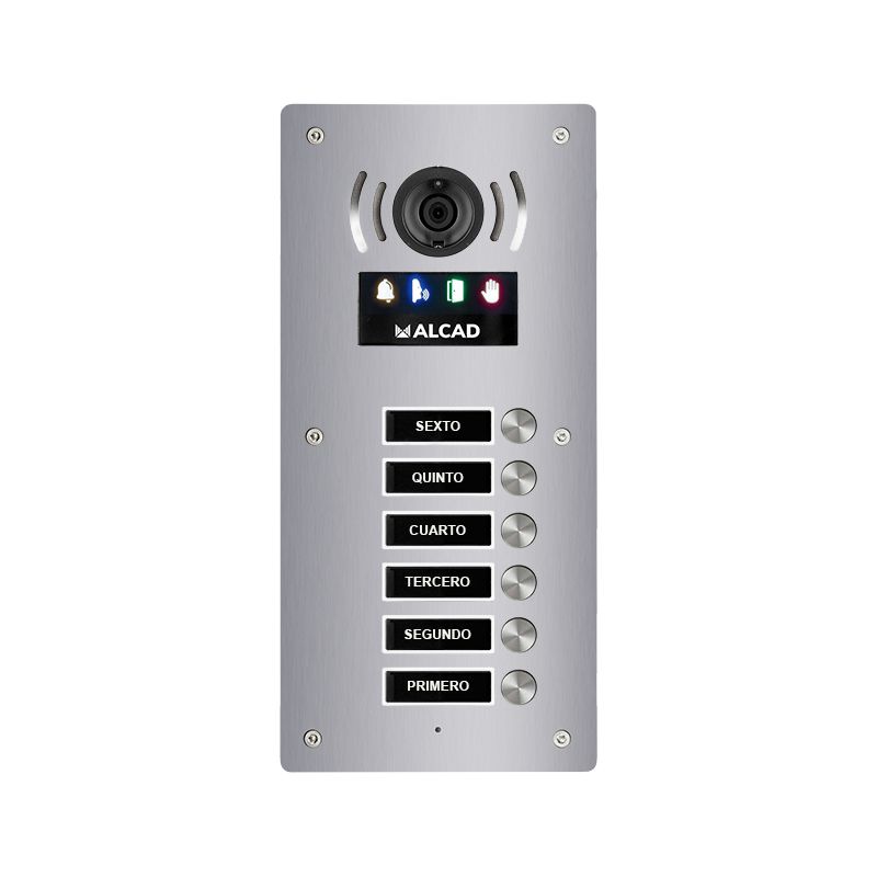 Alcad PTS-63206 Placa aloi audio y video 6 puls.simples