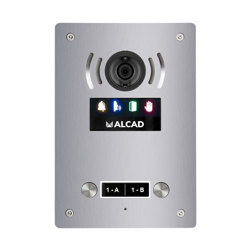 Alcad PTD-63201 Placa aloi audio y video 1 puls.doble