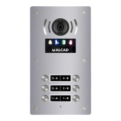 Alcad PTD-63203 Placa aloi audio y video 3 puls.dobles