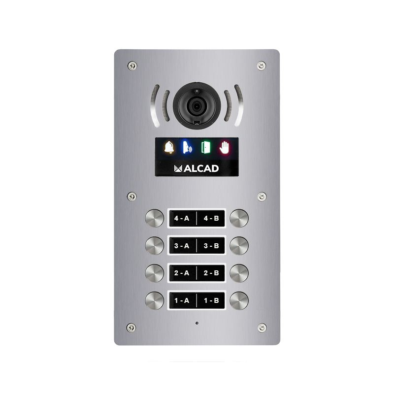 Alcad PTD-63204 Aloi audio&video panel 4 double buttons