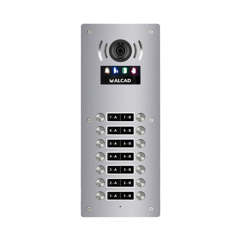 Alcad PTD-63207 Placa aloi audio y video 7 puls.dobles