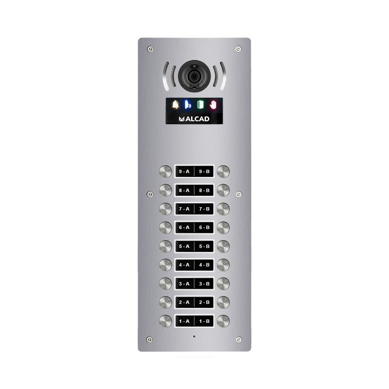 Alcad PTD-63209 Placa aloi audio y video 9 puls.dobles