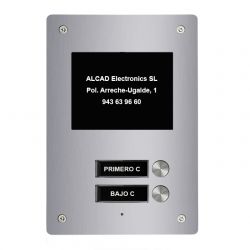 Alcad PTS-64202 Aloi 2 simple buttons extension panel