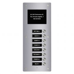 Alcad PTS-64208 Aloi 8 simple buttons extension panel