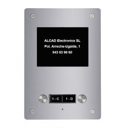 Alcad PTD-64201 Aloi 1 double button extension panel