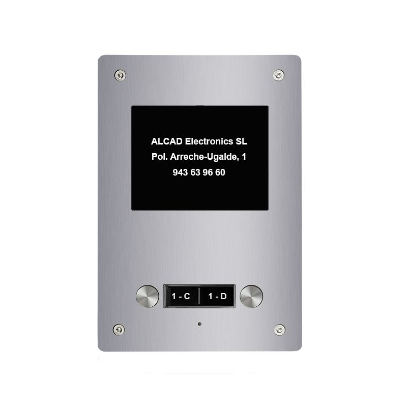 Alcad PTD-64201 Extension 1 bout. double plaque aloi