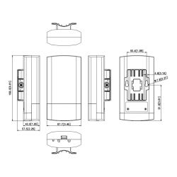 Dahua WB2-60N-I WiFi link for elevators 2.4Ghz 802.11b/g/n…