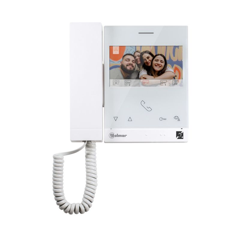 Golmar ART 4TH/G+ ART 4TH/G+ 4.3" IP HANDSET VIDEO MONITOR. ART 4TH /G+ 4.3" MONITOR WITH HANDSET