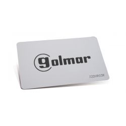 Golmar ISOPROX-PER BN/1C TAR. ISOPROX PAR. 1 CÔTÉ NB. CARTE DE PROXIMITÉ ISO PERSONNALISABLE