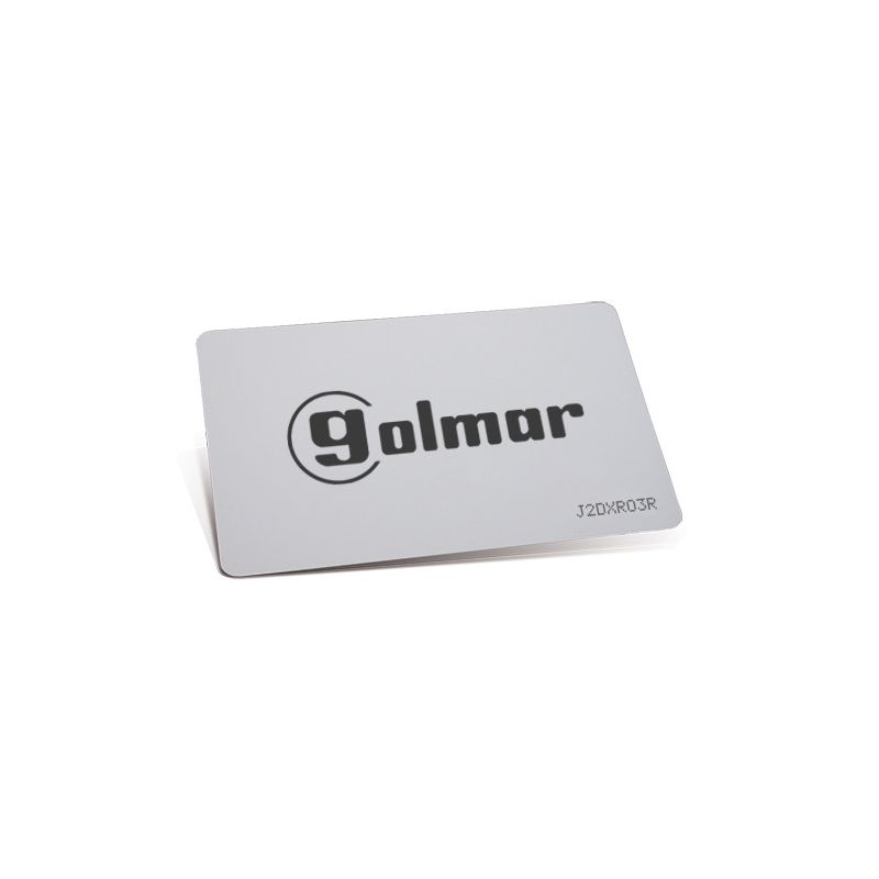 Golmar ISOPROX-PER BN/1C TAR. ISOPROX PAR. 1 CÔTÉ NB. CARTE DE PROXIMITÉ ISO PERSONNALISABLE