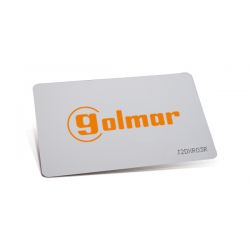 Golmar ISOPROX-PER COL/1C GOUDRON. ISOPROX PAR. 1 CÔTÉ COL. CARTE DE PROXIMITÉ ISO PERSONNALISABLE