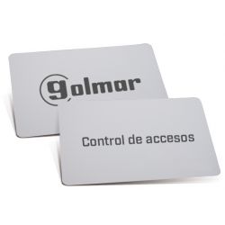 Golmar ISOPROX-PER BN/2C TAR. ISOPROX PAR. 2 CÔTÉS BN. CARTE DE PROXIMITÉ ISO PERSONNALISABLE