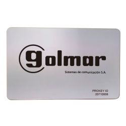 Golmar PROKEY ID CARTE PROX. 125KHZ. CARTE DE PROXIMITÉ