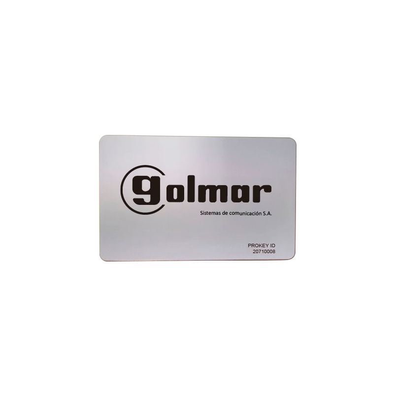 Golmar PROKEY ID TARJETA PROX. 125 KHZ. TARJETA DE PROXIMIDAD