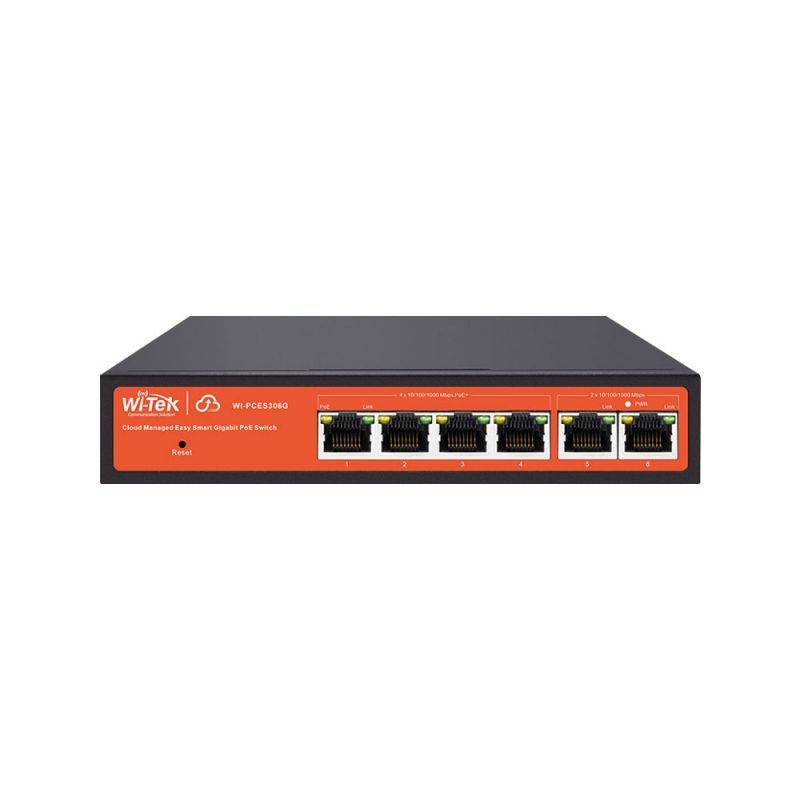 Wi-Tek WI-PCES306G Switch PoE gestionado en la nube