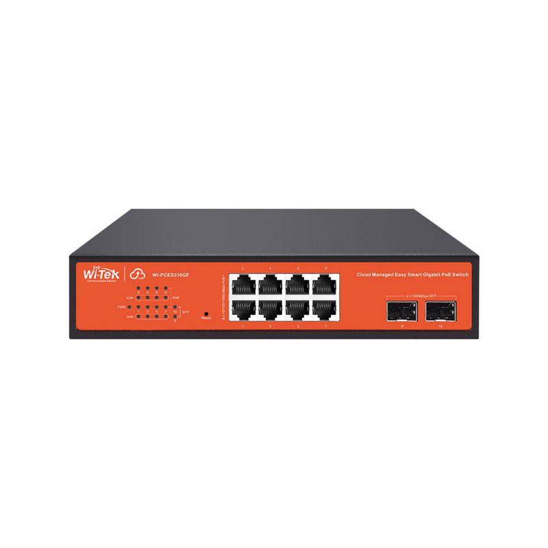 Wi-Tek WI-PCES310GF Switch PoE gestionado en la nube