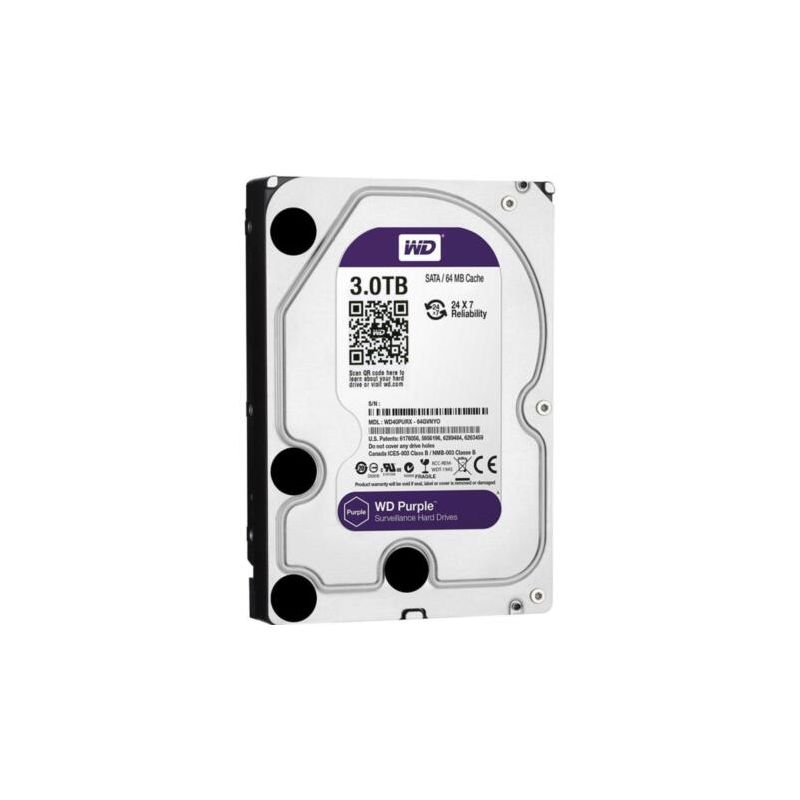 Western Digital HDD-3TB-PACK20 Pack of 20 Western Digital Purple…