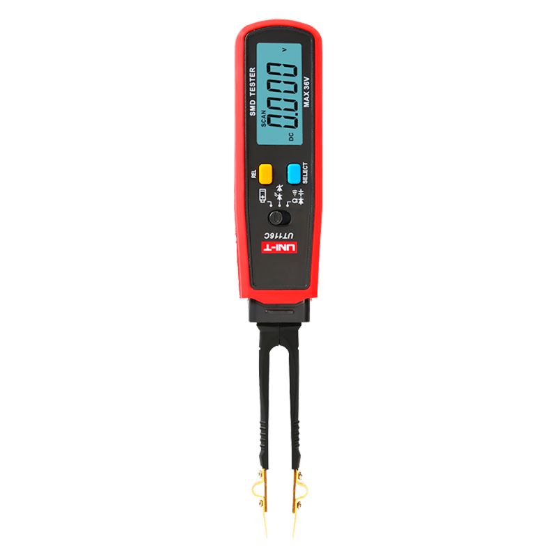 Uni-Trend UT116C - Tester digital componentes SMD, Pantalla de hasta 6000…