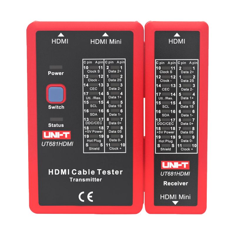 Uni-Trend UT681HDMI - Tester de cabos, Verificação do estado dos cabos…