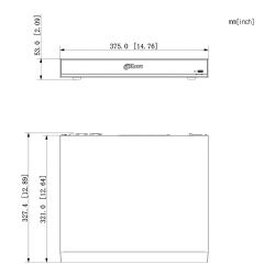 Dahua NVR5216-16P-I/L NVR 16ch 320Mbps H265 HDMI 16PoE…