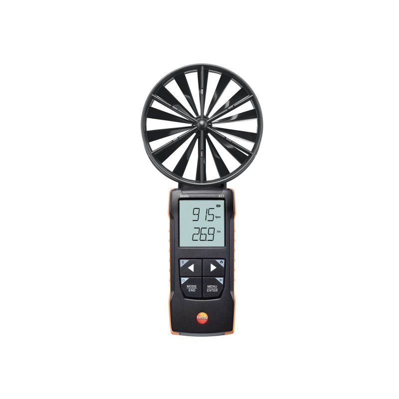 Testo 0563 0417 Digital 100 mm vane anemometer 417 with App connection