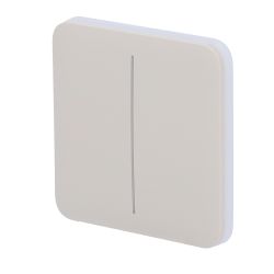 Ajax AJ-SOLOBUTTON-2G-OYS - Panel táctil para interruptor de luz doble ,…