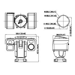 Dahua TPC-PT8441D-BM100-AC Cámara Térmica PTZ IP DUAL 400*300…