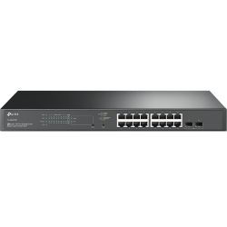 TP-Link JetStream 18-Port Gigabit Smart Switch with 16-Port PoE+