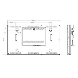 Dahua LS460UCM-YEF Écran de mur vidéo FHD 46" (lunette…