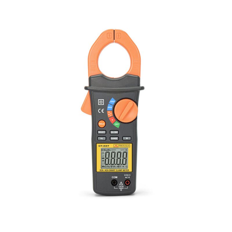 Promax CT-337 Smart Clamp Meter 1000 V-1000 A AC / DC. C,F,R