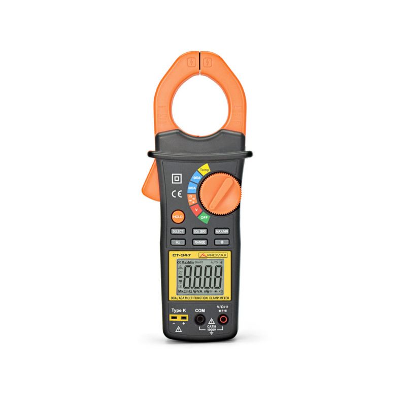 Promax CT-347 Smart Multifunction Clamp Meter 1000 V-1000 A AC, 1000 V-600 A DC. C,F,R,T