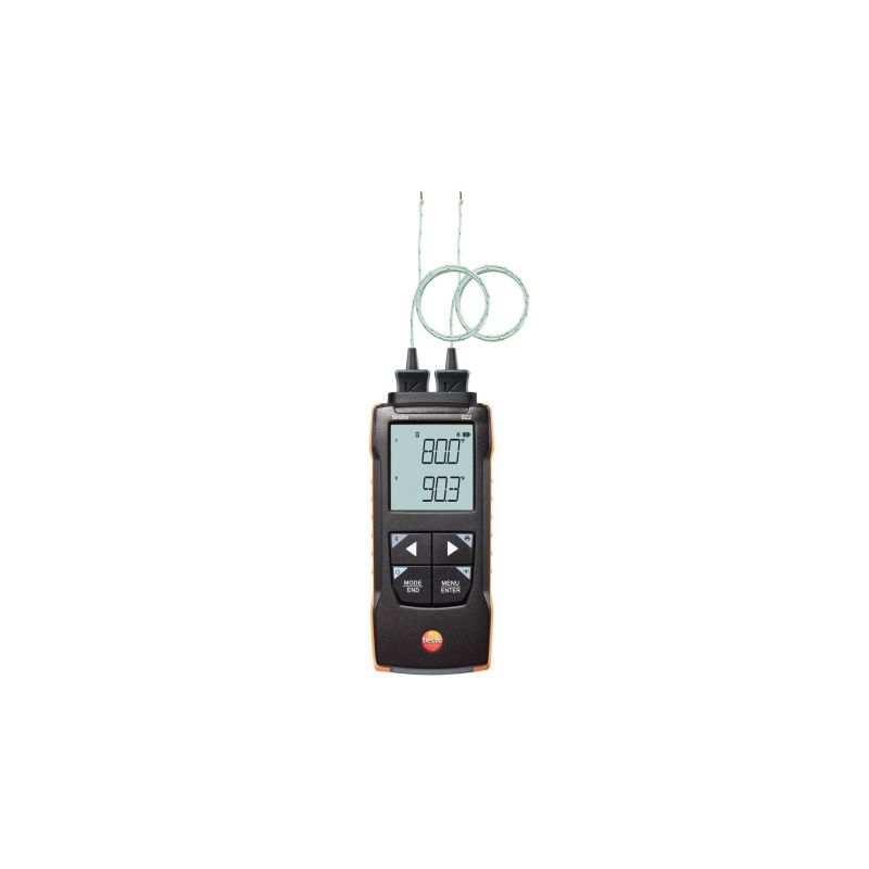 Testo 0563 0922 testo 922 Appareil de mesure de la température différentielle pour TC de type K avec connexion à l’App