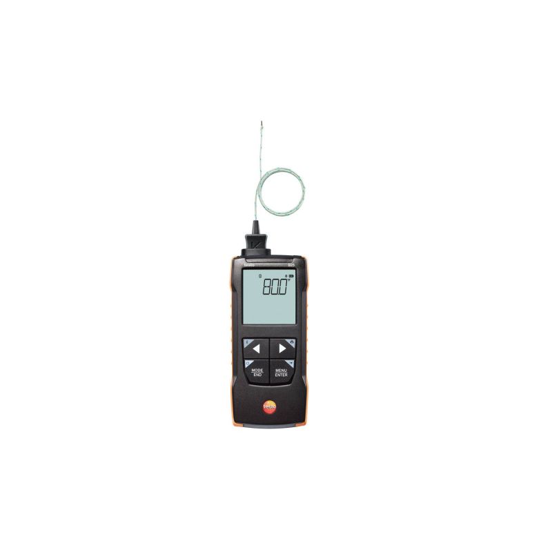 Testo 0563 0925 testo 925 Temperature measuring instrument for TC Type K with App connection