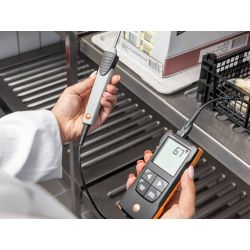 Testo 0563 0110 testo 110 Appareil de mesure de la température CTN et Pt100 avec connexion à l’App