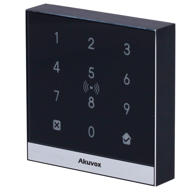 Akuvox AK-A02S -  Access control, EM/MF card, NFC and PIN | 1 relay,…