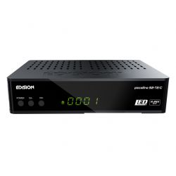 Edision Piccollino Récepteur Combo FullHD DVB S2-T2/C H265 HEVC 10 Bit