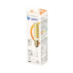 Ampoule LED tubulaire 4.5W E14 3000K