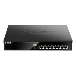 D-Link DGS-1008MP D-LINK. 8 port 10/100/1000 copper PoE+ switch