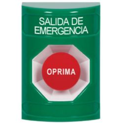 STI KIT SS2104 DST. botão SS2. Botão de emergência. Cor verde