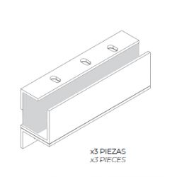 Dorcas Z600 KIT DORCAS. Aile Z pour montage en surface pour M600