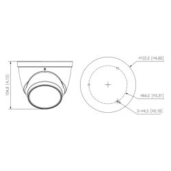 Dahua HAC-HDW1801T-Z-A-S2 Dome HDCVI 4IN1 4K DN WDR IR60m…